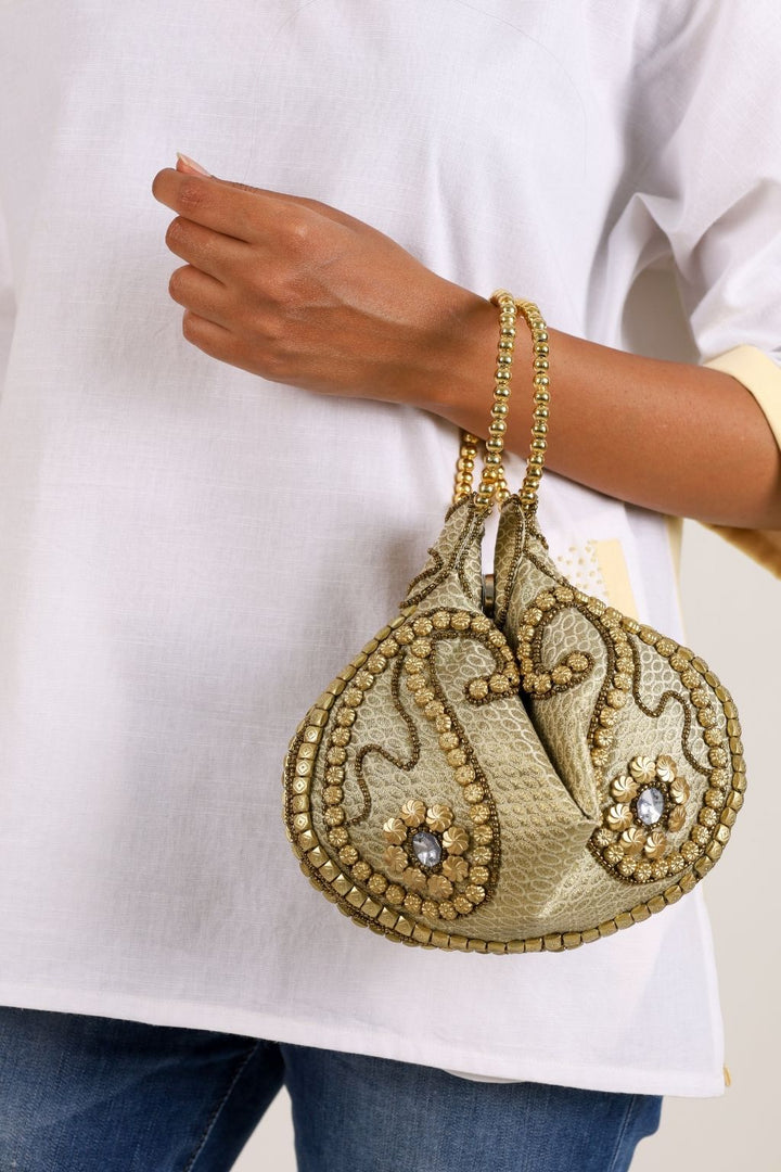 Golden Potli Bag
